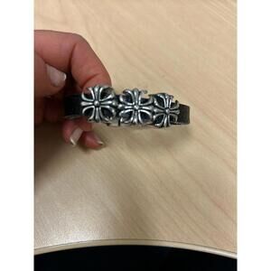 Goth Punk Heavy Leather Tribal Bracelet